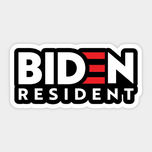 Let's Go Brandon, Resident Biden Sticker